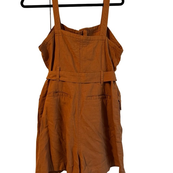 Habitual Brown Button-Front Romper - Picture 3 of 12